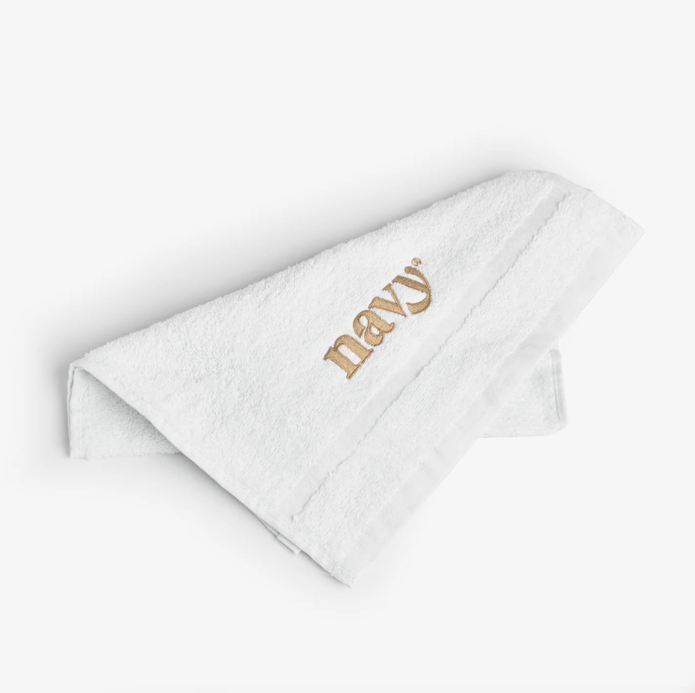 Serviette blanche luxueuse