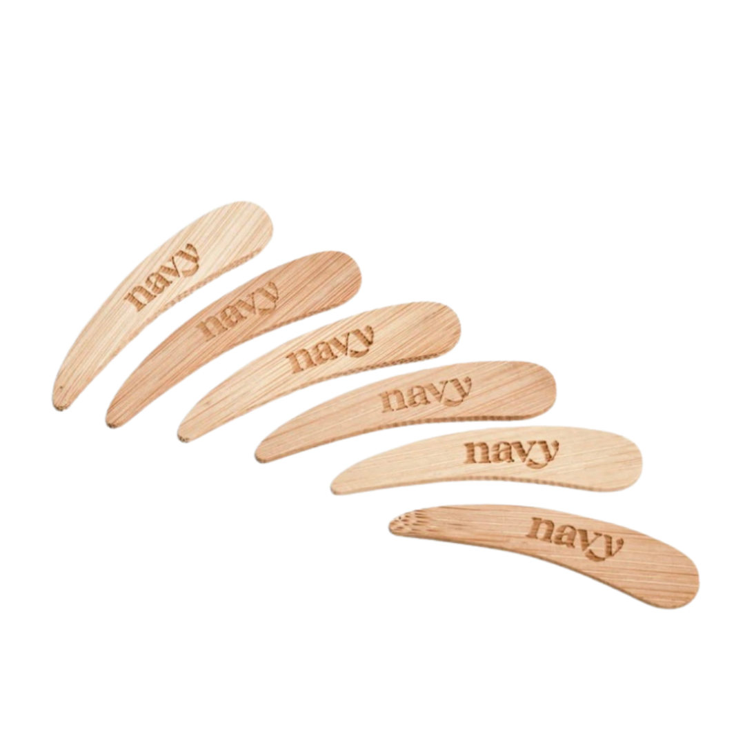 Spatules en bambou x6